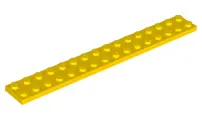 Yellow Plate 2 x 16