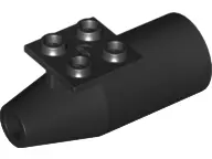 Black Engine, Smooth Large, 2 x 2 Thin Top Plate