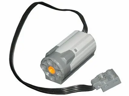Light Bluish Gray Electric, Motor 9V Power Functions M with Dark Bluish Gray Bottom