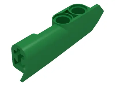 Green Technic, Panel Fairing #21 Very Small Smooth, Side B
