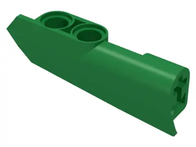 Green Technic, Panel Fairing #22 Very Small Smooth, Side A