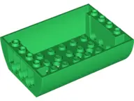 Green Slope, Curved 6 x 8 x 2 Inverted Double