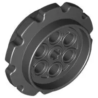 Black Technic Tread Sprocket Wheel Large