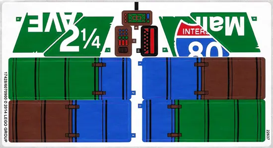 Sticker Sheet for Set 79120 - (17428/6070900)