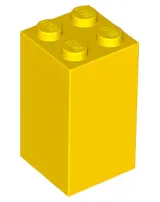 Yellow Brick 2 x 2 x 3