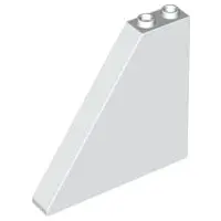 White Slope 55 6 x 1 x 5 without Bottom Stud Holders