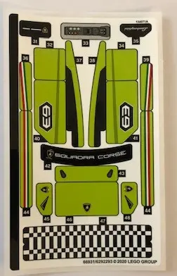 Sticker Sheet for Set 76899 - Sheet 2 (66931 / 62922931)