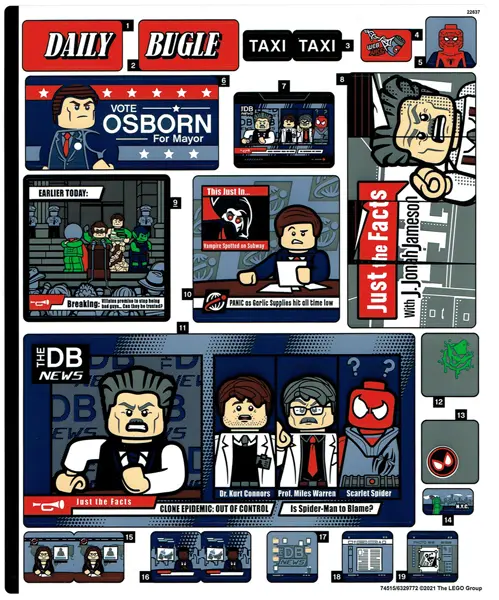 Sticker Sheet for Set 76178, Sheet 1 - (74515/6329772)
