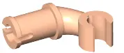 Light Nougat Arm and Hand Short with Pin - Vertical Grip