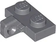 Dark Bluish Gray Hinge Plate 1 x 2 Locking with 1 Finger on Side (Undetermined Type)