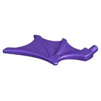 Dark Purple Minifigure Wing Webbed