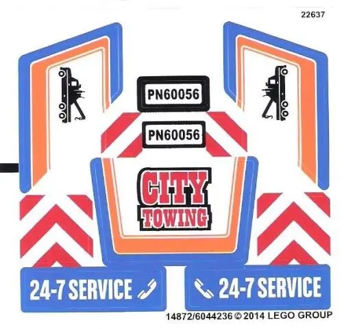 Sticker Sheet for Set 60056 - International Version - (14872/6044236)