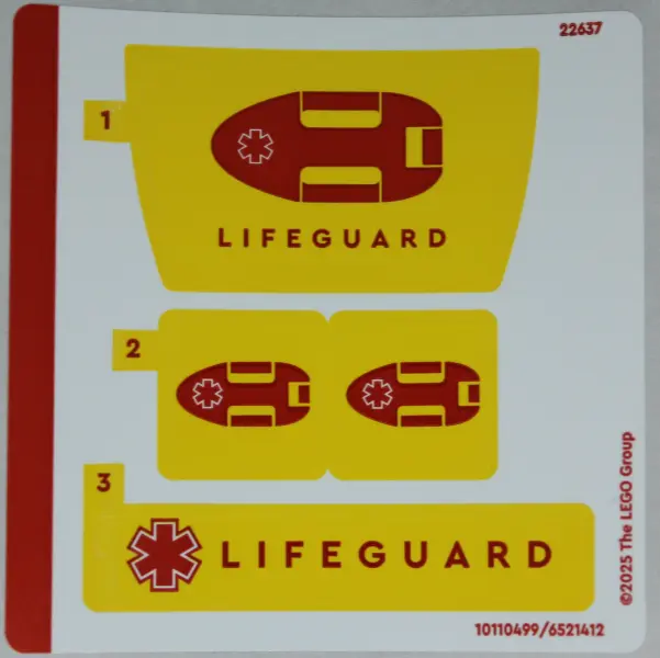 Sticker Sheet for Set 60453 - (10110499/6521412)