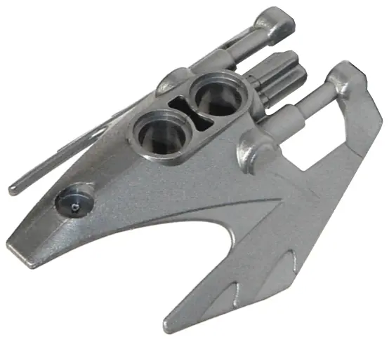Flat Silver Bionicle Shoulder Armor, Vorox