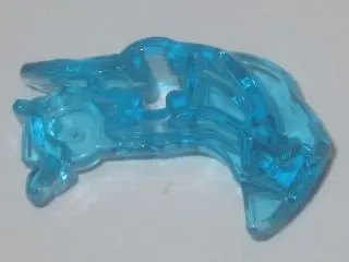 Trans-Light Blue Bionicle Head Connector Block Eye/Brain Stalk - Small