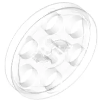 Trans-Clear Technic Wedge Belt Wheel (Pulley)