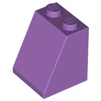 Medium Lavender Slope 65 2 x 2 x 2 with Bottom Tube