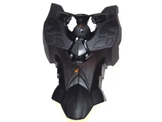 Pearl Dark Gray Large Figure Torso Armor with Connector for Chi Orb (Bionicle Zamor Sphere)