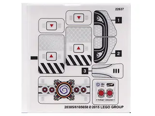 Sticker Sheet for Set 70168 - (20385/6105658)