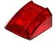 Trans-Red Slope, Curved 2 x 2 Lip