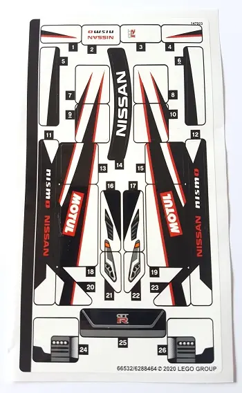 Sticker Sheet for Set 76896 - (66532/6288464)