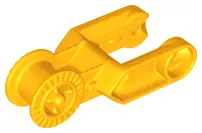 Bright Light Orange Duplo Digger Bucket Arm Double with Locking Ring