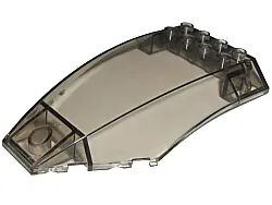 Trans-Brown Windscreen 10 x 6 x 2 Curved