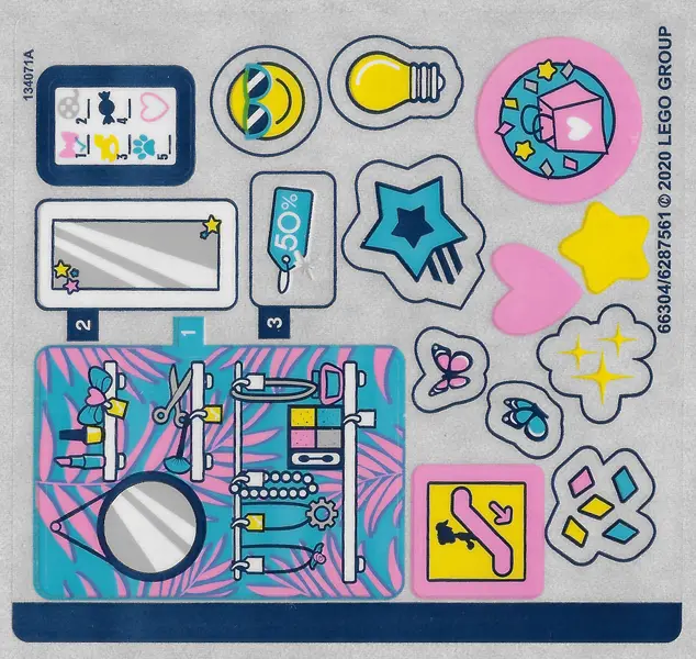 Sticker Sheet for Set 41406 - (66304/6287561)