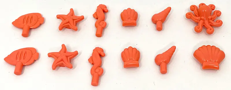 Coral Friends Accessories, Marine Life, 12 in Bag (Multipack)