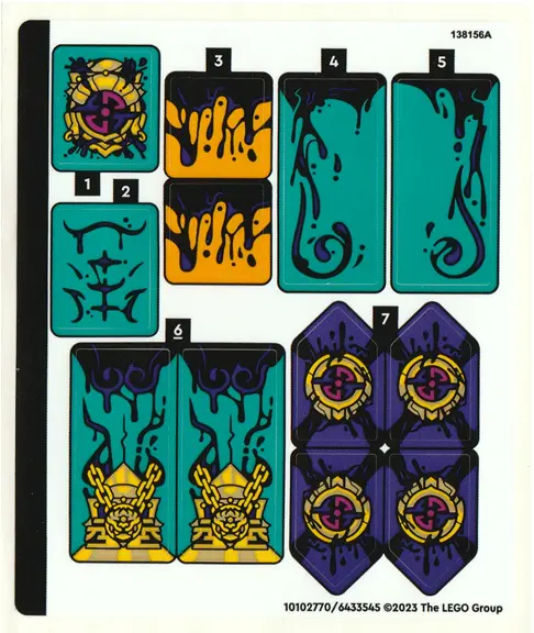 Sticker Sheet for Set 80048 - (10102770/6433545)