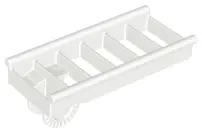 White Duplo Ladder 7 Rung with Locking Ring