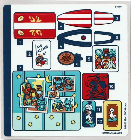Sticker Sheet for Set 43268 - (10111144/6524508)
