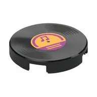 FLAT TILE 2X2, ROUND, NO. 1252