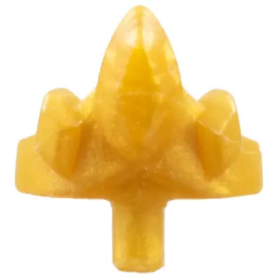 Pearl Gold Minifigure, Crown Tiara, 3 Points