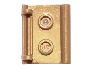 Pearl Gold Minifigure, Utensil Book Binding with 2 Studs