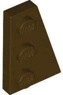 Brown Wedge, Plate 3 x 2 Right
