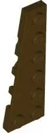 Brown Wedge, Plate 6 x 2 Left