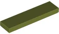 Green Tile 1 x 4