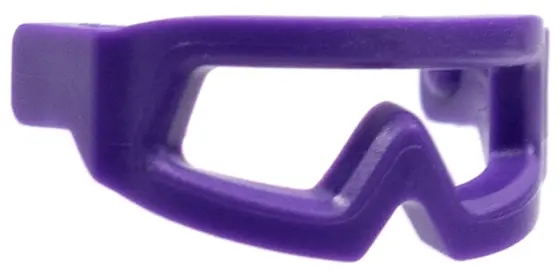 Dark Purple Minifigure, Visor Snow Goggles