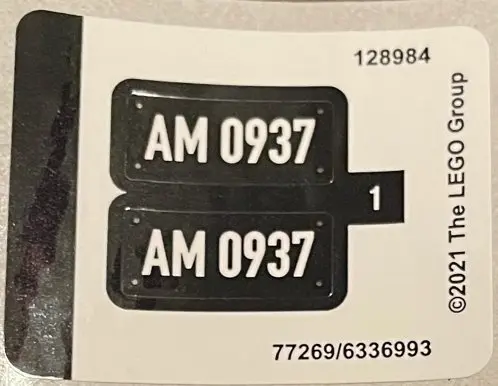 Sticker Sheet for Set 40448 - (77269/6336993)