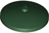 Dark Green Dish 4 x 4 Inverted (Radar) with Solid Stud
