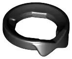 Black Minifigure Neck Collar