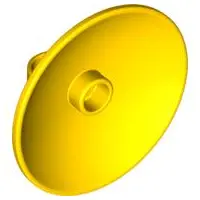 Yellow Duplo Dish 3 x 3 Inverted (Radar)