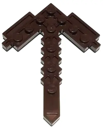Dark Brown Large Figure Weapon, Minecraft Pickaxe