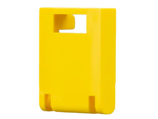 Yellow Container, Box 2 x 2 x 2 Door with Slot
