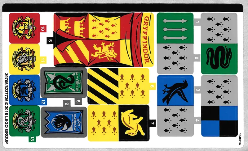 Sticker Sheet for Set 75956 - (39765/6237726)