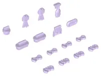 Lavender Friends Accessories, Animal Show and Grooming Supplies, 16 in Bag (Multipack)