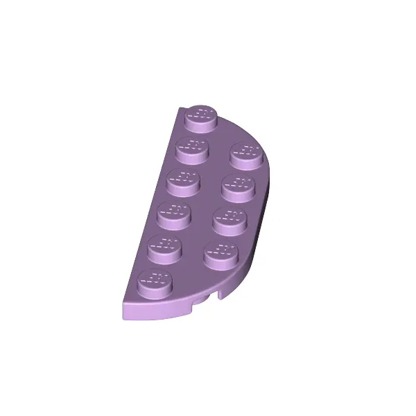 1/2 CIRCLE PLATE 2X6
