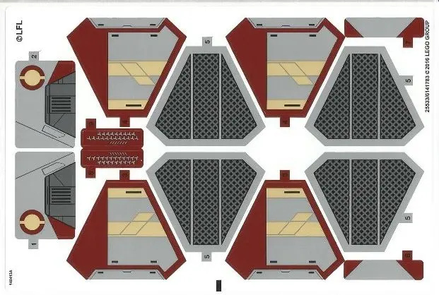 Sticker Sheet for Set 75135 - International Version - (25533/6141783)