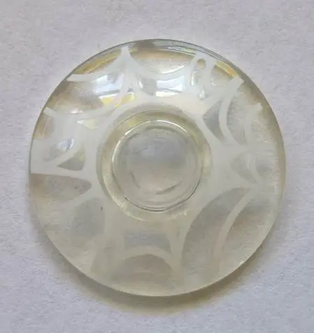 Trans-Clear Dish 2 x 2 Inverted (Radar) with Spider Web Pattern